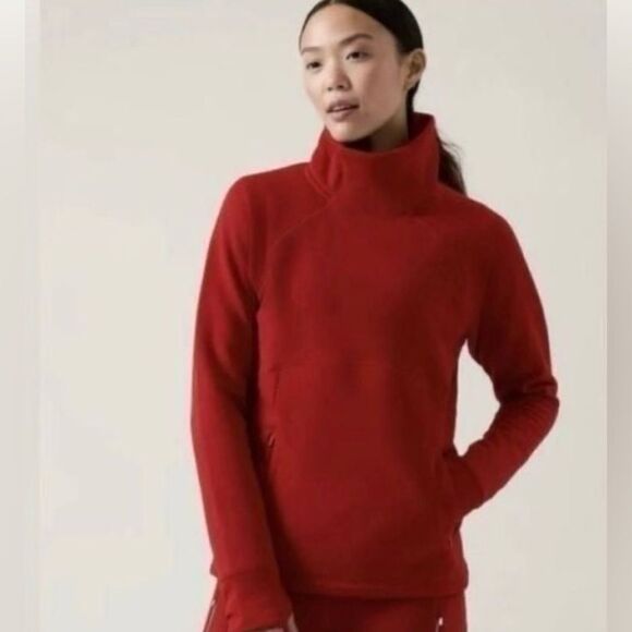 #101 ATHLETA Altitude Lined Funnel Neck Sweatshirt - Picture 1 of 12